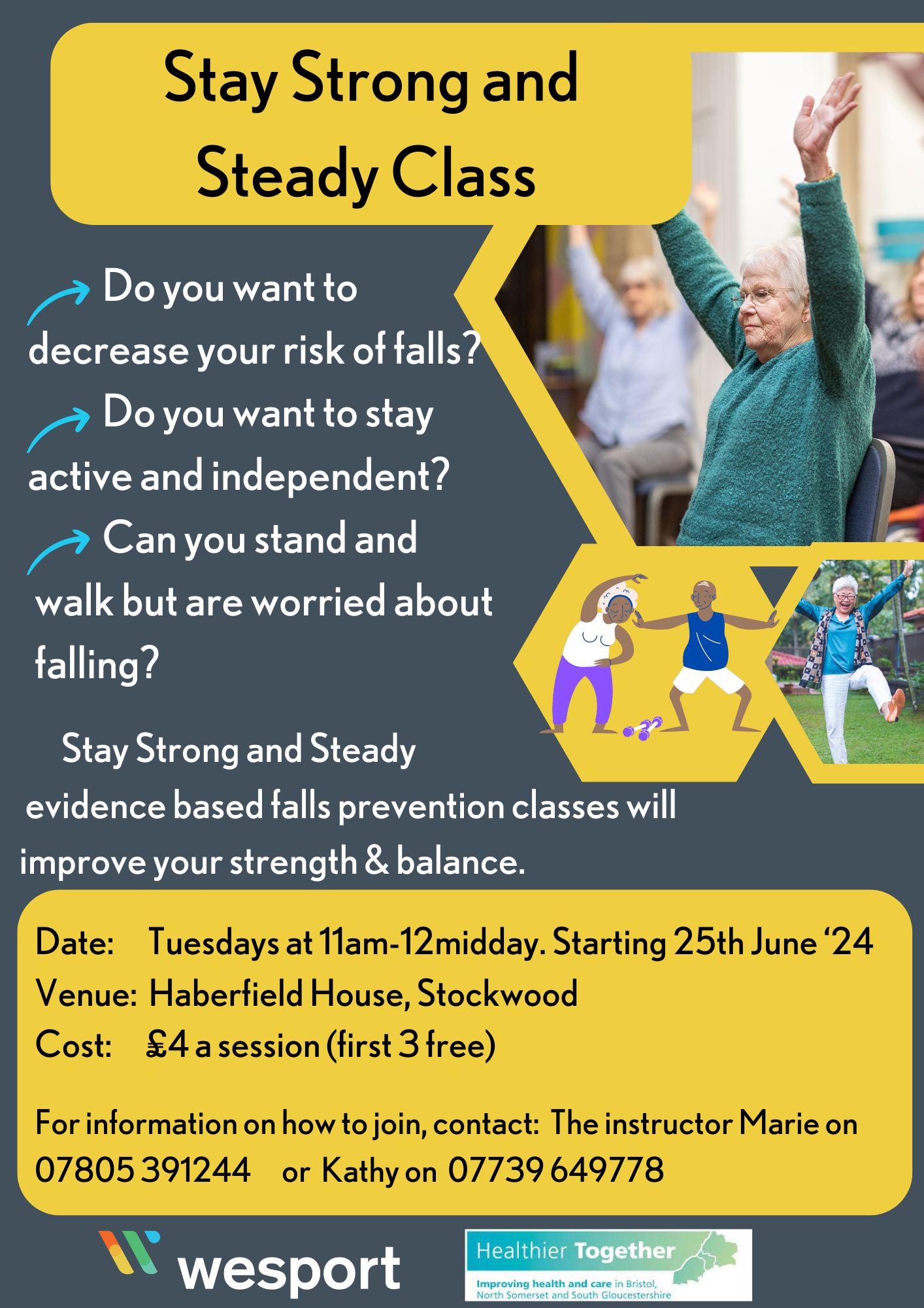 Stay Strong & Steady Class - Haberfield House